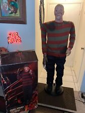 Halloween prop Gemmy Freddy Krueger Animatronic  Animated Life Size. READ. AS IS picture