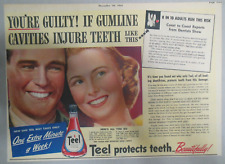 Teel Liquid Dentifrice Ad: Your Guilty  1944 Size: 11 x 15 Inches picture