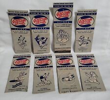 Vintage Pepsi WWII Walt Disney Military Bobtail Matchbook Cover Lot Advertising picture