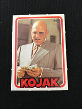 KOJAK 1975 MONTY GUM CARD #34 TELLY SAVALAS TV SHOW TRADING CARD picture