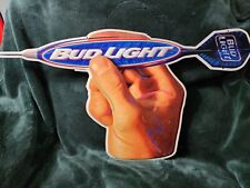 Vintage 1998 Bud Light Beer Darts Tin Metal Bar Sign Bud Light Vintage Antique picture