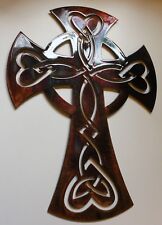 Celtic Ornamental Cross - Metal Wall Art - Copper 36