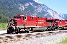 CANADIAN PACIFIC (CP) ES44AC 8733 Original slide--Field, British Columbia--2023 picture