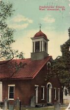 Presbyterian Church West Alexander Pennsylvania PA c1910 Postcard picture