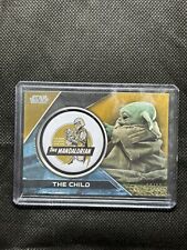 2021 Topps Star Wars Mandalorian Season 2 Button The Child  Gold Parallel /10 picture