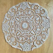 VINTAGE ROUND LACE DOILY picture