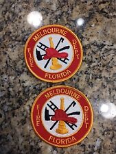 2 Melbourne Florida  Fire Department Patch  picture