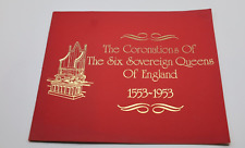 1973 Booklet Coronations of The Six Queens of England 1553-1953 Queen Elizabeth picture