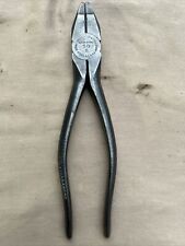 Vintage UTICA Tools No. 50-8 Lineman Pliers Utica, NY MADE IN USA picture