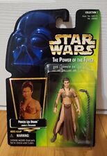 SEALED MOC 1997 STAR WARS POWER OF THE FORCE SLAVE LEIA FIGURE KENNER picture