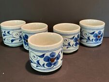 Vintage Otagiri Original Tea Sake Cups Hand-painted Made in Japan Set of 5 picture