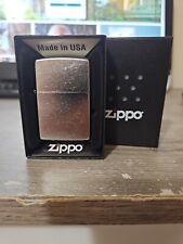 Zippo G 13 Regular Steel Chrome Lighter With Box, New Never Used Sealed Sticker picture