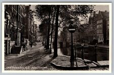 RPPC Amsterdam Achterburgwai Postcard - C9 picture