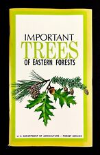 1968 Important Eastern Forest Trees Vintage Identification Book Agriculture Dept picture