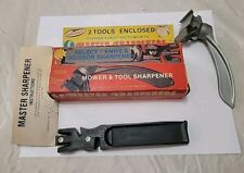 Vintage K-Tel Master Sharpeners knife, scissors, Mower, Handheld Tool W/box picture