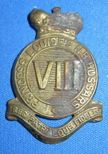 WW2 vintg Canadian PRINCESS LOUISE's NEW BRUNSWICK HUSSARS CAP BADGE Canada WWII picture