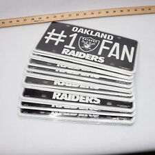 Novelties NFL Oakland Raiders #1 Fan Metal Plate Tag MTF1701 picture