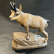 Hand-Carved Black Forest Chamois Visit Goat picture