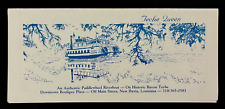 1970s New Iberia LA Teche Queen Paddlewheel Riverboat Vintage Travel Brochure picture