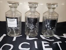 3 CREED PARFUM PERFUME COLOGNE BOTTLES AVENTUS SILVER MOUNTAIN LOVE IN BLACK picture