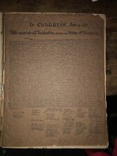 Declaration Of Independence Poster - American History Aged Reproduction Print picture