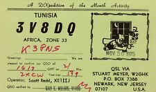 Tunisia Africa 3V8DQ QSL Radio Card Postcard picture