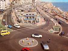Brighton, Sussex - Marine Parade and Madeira Drive - Vintage Postcard 70s 80s picture