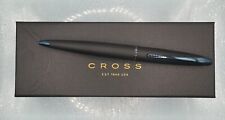 Cross ATX Ballpoint Pen Basalt Black with Blue 882-39 NEW In The Box picture