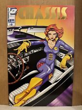 Chassis #0 VF+/NM- 🔥 GOLD FOIL RARE 🔥 Hurricane Comics (1997) Beautiful Cover picture