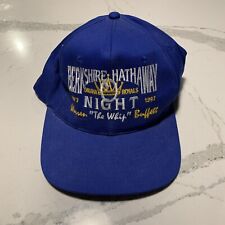 Berkshire Hathaway Warren Buffett Omaha Royals Vintage Baseball Hat Blue 1997 picture