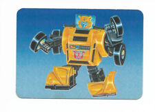 1985 TRANSFORMER MILTON BRADLEY ACTION CARD #28 BUMBLEBEE SERIES ONE VINTAGE ** picture