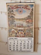Antique 1905 Complete Calendar Collectible Breweriana WEISBROD &HESS Brewing Co. picture
