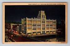 Sharon PA-Pennsylvania, PHC Building And State Street, Antique Vintage Postcard picture