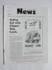 EPHEMERA NEWS Winter 2001 Clipper Ship Cards George Strawbridge Ledyard Tour picture