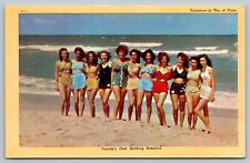  Florida's Own Bathing Beauties Hot Babes Suite Vintage Postcard picture