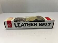 Vintage Boy Scout leather belt..NEW picture