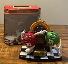 Vintage M&M’s Rock’n Roll Cafe Jukebox Candy Dispenser Red Green Limited Edition picture