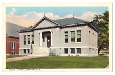 Claremont New Hampshire c1920's Carnegie Public Library, Henry M. Francis & Sons picture