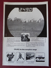 3/1983 PUB ALCATEL LASER CILAS RANGEFINDERTM 17 TCV 107 TPV 89 ORIGINAL AD picture