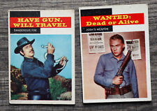 Lot of 2 Vintage 1958 Star Films TV Western Shows Trading Cards - #22 #27 picture