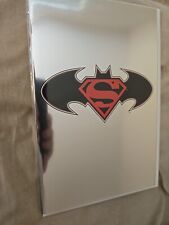SUPERMAN BATMAN #1 SILVER FOIL BTC NYCC EXCLUSIVE picture