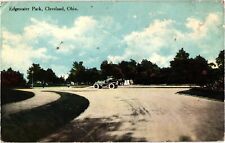 Edgewater Park Early Car Cleveland Ohio Divided Postcard c1910 picture