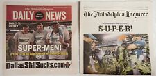 2x Eagles NFC Championship Metro Newspaper Inquirer Daily News NFL 2023 Philly picture