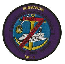 US Navy Submarine NR-1 NASA space shuttle Challenger recovery salvage patch picture