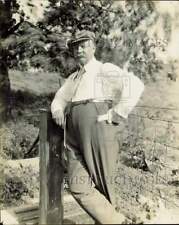1924 Press Photo Mr. Ralston poses on his farm - nei38164 picture