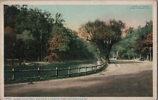 c1908 Wissahickon Creek & Drive, Fairmount Park, Philadelphia PA VTG Postcard picture