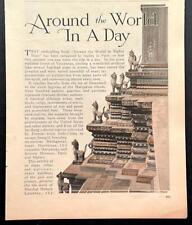 Paris Colonial Exposition 1931 pictorial “Around the World In a Day” Internation picture