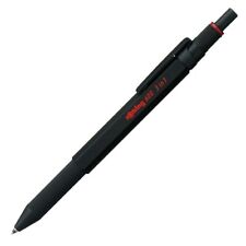 Rotring 600 Black 3-In-1 Multi Pen Black & Red Pen .5 Pencil #2164108 New In Box picture