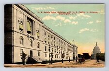 Washington DC, U.S Senate Office Building, Capitol Bldg., Vintage Card Postcard picture