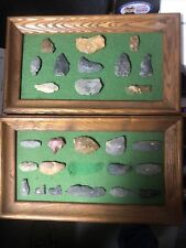2 Frames Of 26 Native American Indian Artifacts Ex Walt Podpora Collection NJ  picture
